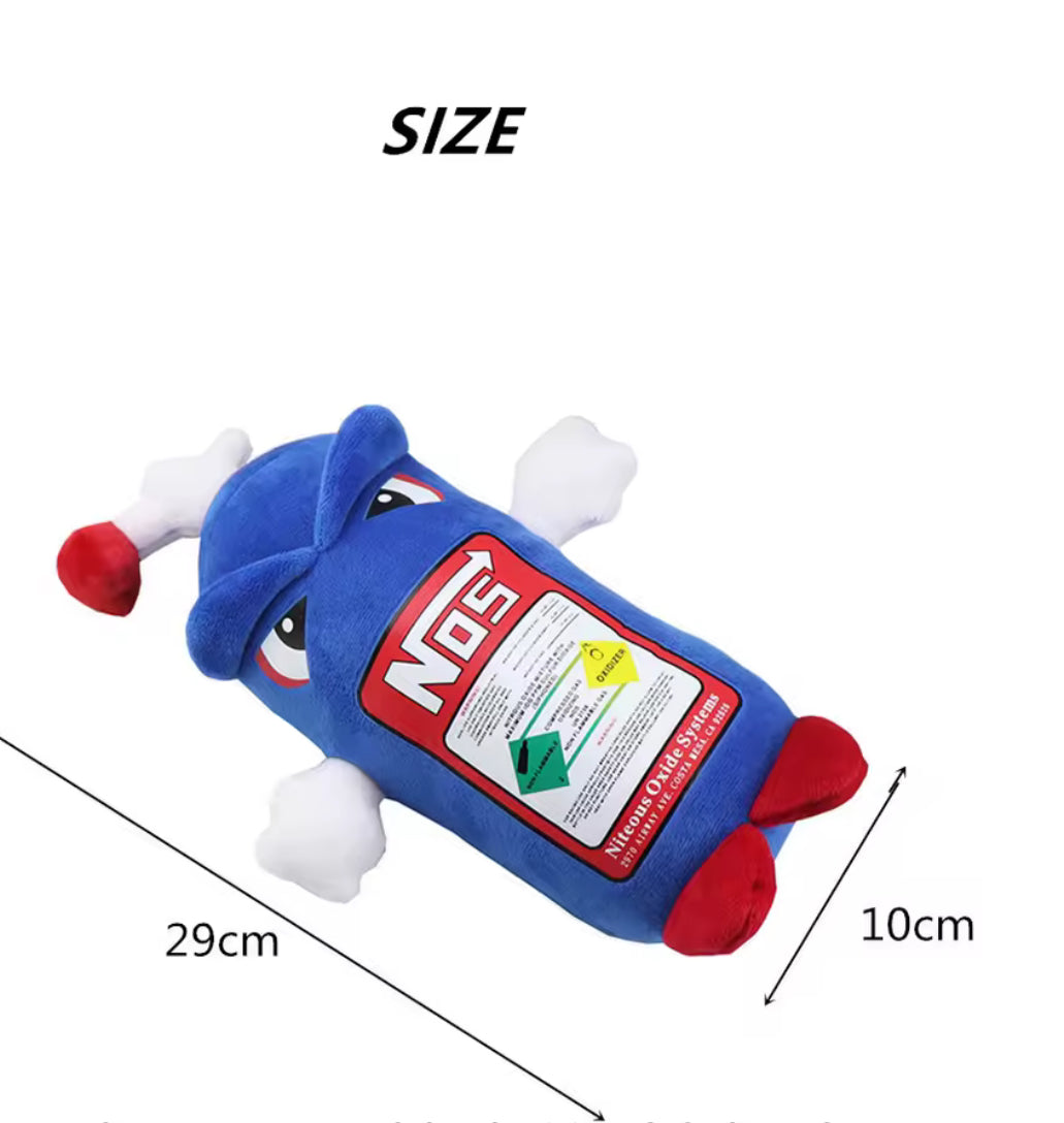 NOS Nitrous Plush Toys Pillow Stuffed Soft Turbo Cushion Backrest & Seat Neck