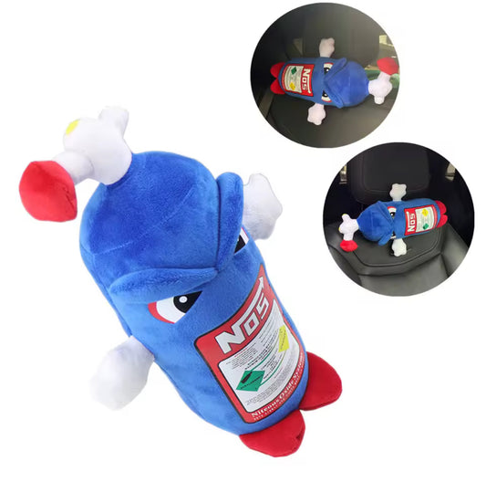 NOS Nitrous Plush Toys Pillow Stuffed Soft Turbo Cushion Backrest & Seat Neck